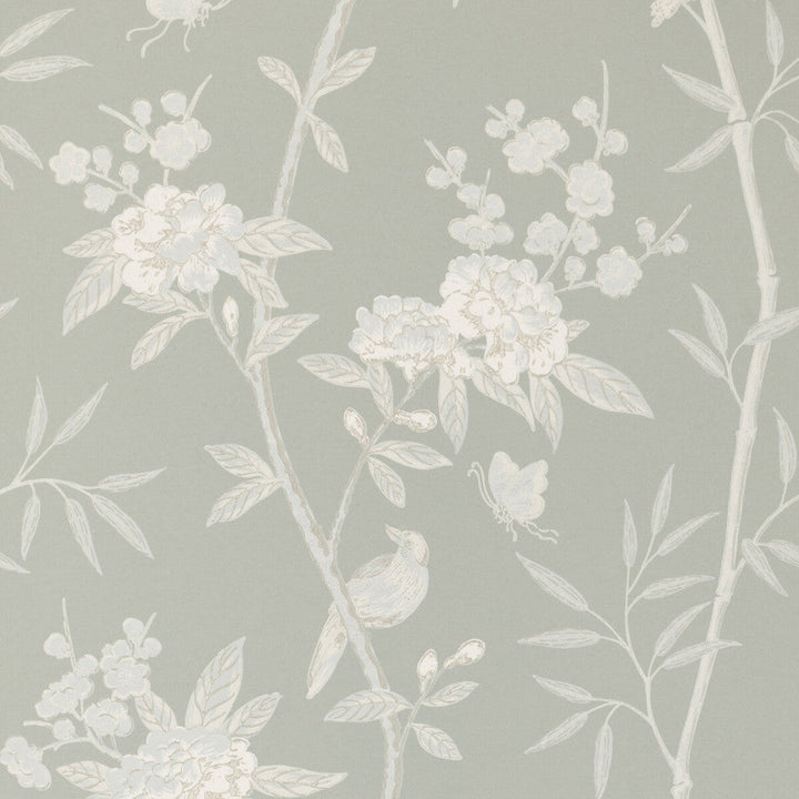 Peony & Blossom Soft Blue by G P & J Baker Wallcovering G P & J Baker Wallcovering Peony & Blossom Soft BlueWallcovering SIGNATURE NON WOVEN - 100% United Kingdom </p><p>Repeat: H: 20.488, V: 25.61 20.488 - Fabric Carolina -