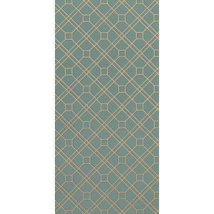 Langdale Trellis Teal/Bronze by G P & J Baker Wallcovering