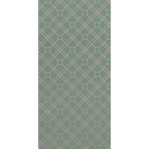 Langdale Trellis Teal/Bronze by G P & J Baker Wallcovering