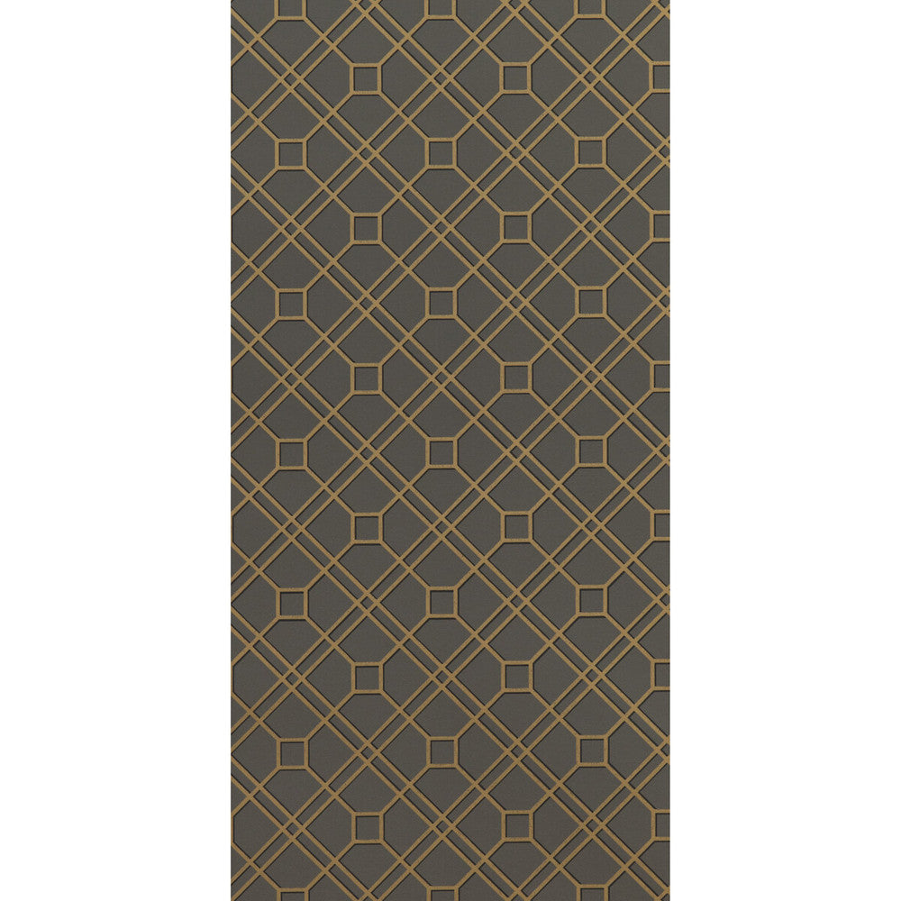 Langdale Trellis Charcoal by G P & J Baker Wallcovering G P & J Baker Wallcovering Langdale Trellis CharcoalWallcovering SIGNATURE II WALLPAPERS NON WOVEN - 100% United Kingdom </p><p>Repeat: H: 20.488, V: 6.895 20.488 - Fabric Carolina -