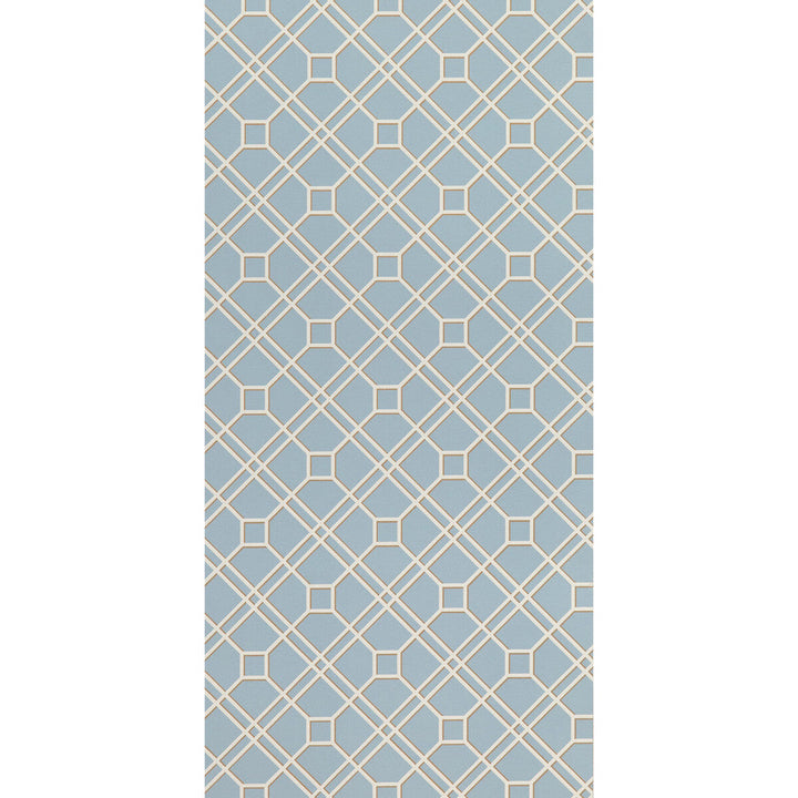 Langdale Trellis Soft Blue by G P & J Baker Wallcovering G P & J Baker Wallcovering Langdale Trellis Soft BlueWallcovering SIGNATURE II WALLPAPERS NON WOVEN - 100% United Kingdom </p><p>Repeat: H: 20.488, V: 6.895 20.488 - Fabric Carolina -