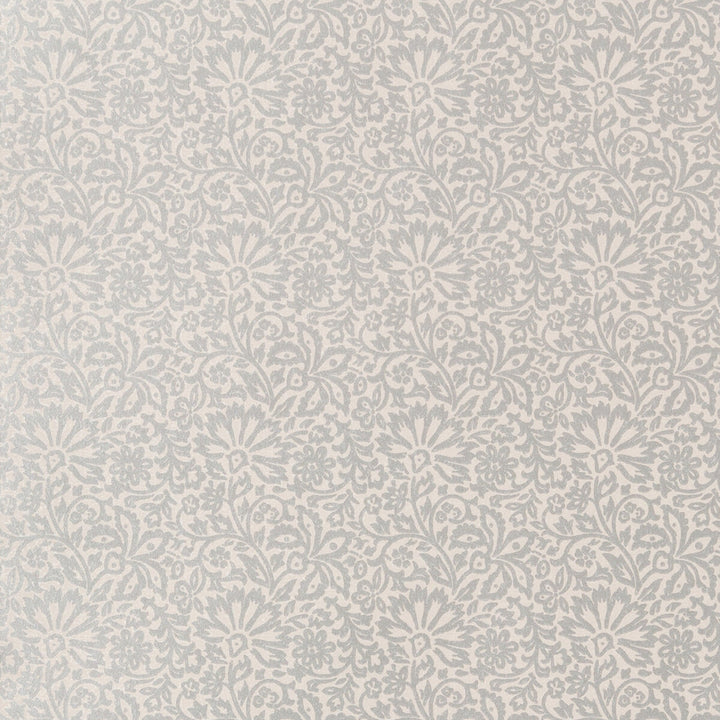 Flora Silver by G P & J Baker Wallcovering LANGDALE NON WOVEN - 100% United Kingdom Horizontal: and Vertical: 5.122 20.488 - Fabric Carolina -