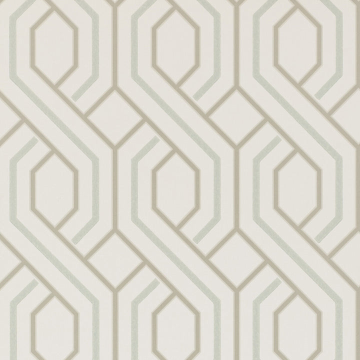 Parterre Soft Blue by G P & J Baker Wallcovering SIGNATURE PAPER - 100% United Kingdom - Horizontal: 20.488 and Vertical: 7.88 20.488 - Fabric Carolina -