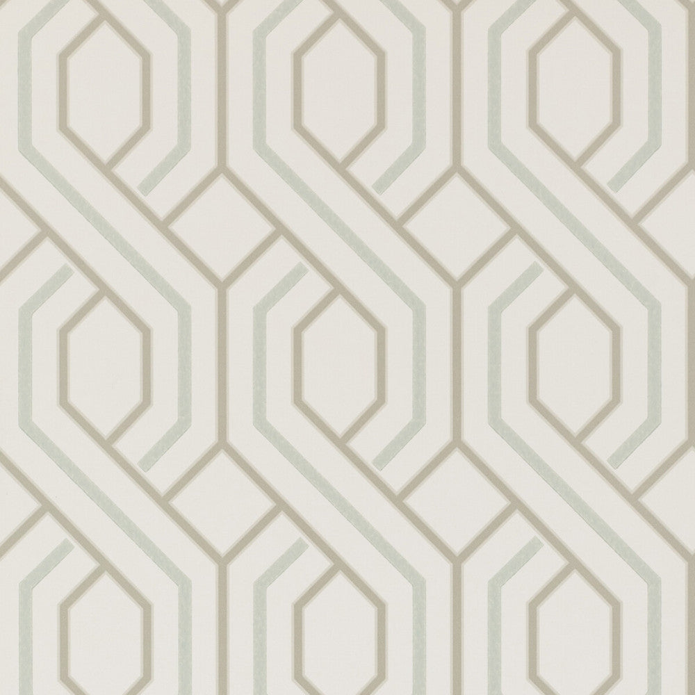 Parterre Soft Blue by G P & J Baker Designer Wallcovering SIGNATURE PAPER - 100% United Kingdom - Horizontal: 20.488 and Vertical: 7.88 20.488 - Swanky Fabrics -