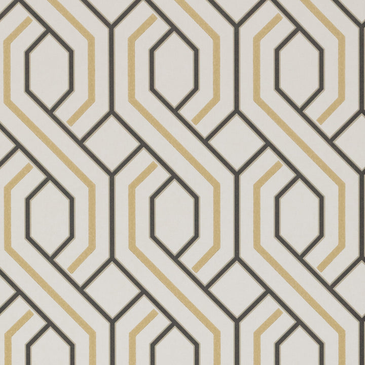 Parterre Charcoal/Bronze by G P & J Baker Wallcovering SIGNATURE NON WOVEN - 100% United Kingdom Horizontal: and Vertical: 20.488 - Fabric Carolina -