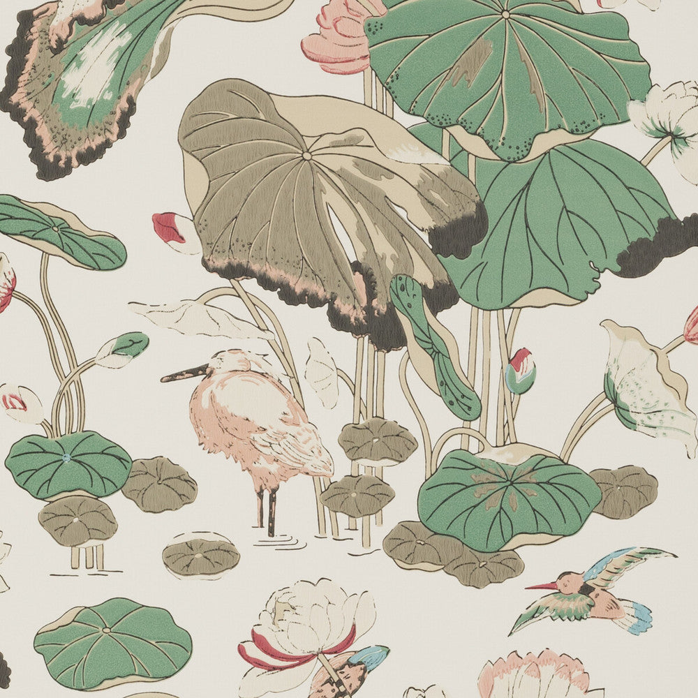 Nympheus Soft Blush by G P & J Baker Wallcovering SIGNATURE NON WOVEN - 100% United Kingdom Horizontal: 20.488 and Vertical: 24.034 20.488 - Fabric Carolina -
