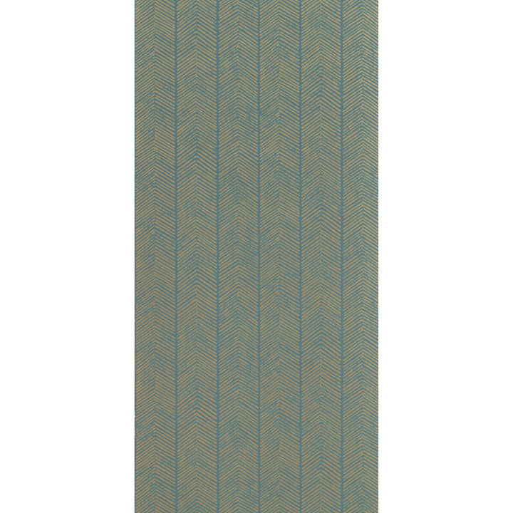 Herringbone Teal by G P & J Baker Wallcovering SIGNATURE II WALLPAPERS NON WOVEN - 100% United Kingdom Horizontal: 20.488 and Vertical: 10.244 20.488 - Fabric Carolina -
