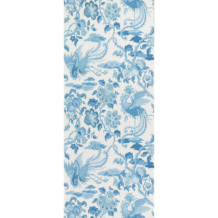 Chifu Blue by G P & J Baker Wallcovering G P & J Baker Wallcovering Chifu BlueWallcovering SIGNATURE II WALLPAPERS NON WOVEN - 100% United Kingdom </p><p>Repeat: H: 20.488, V: 24.034 20.488 - Fabric Carolina -