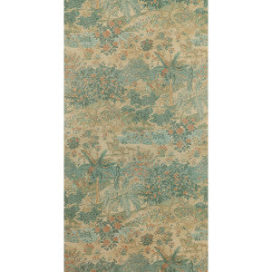 Ramayana Sage/Multi by G P & J Baker Wallcovering