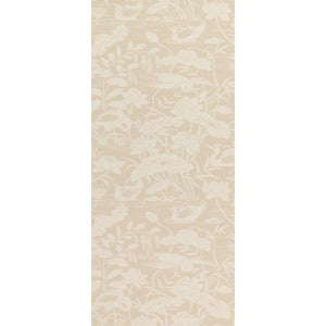 Heron & Lotus Flower Stone by G P & J Baker Wallcovering