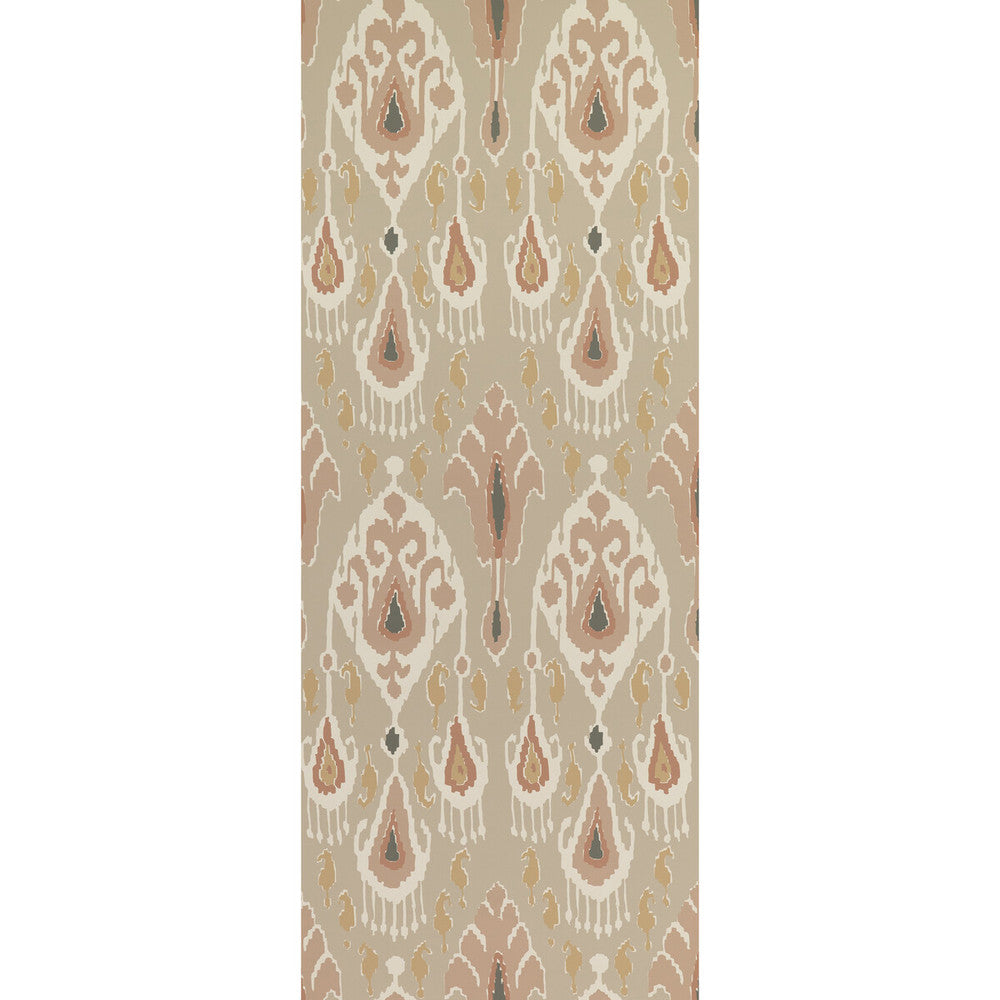 Ikat Bokhara Blush by G P & J Baker Wallcovering G P & J Baker Wallcovering Ikat Bokhara BlushWallcovering SIGNATURE II WALLPAPERS NON WOVEN - 100% United Kingdom </p><p>Repeat: H: 20.488, V: 25.216 20.488 - Fabric Carolina -