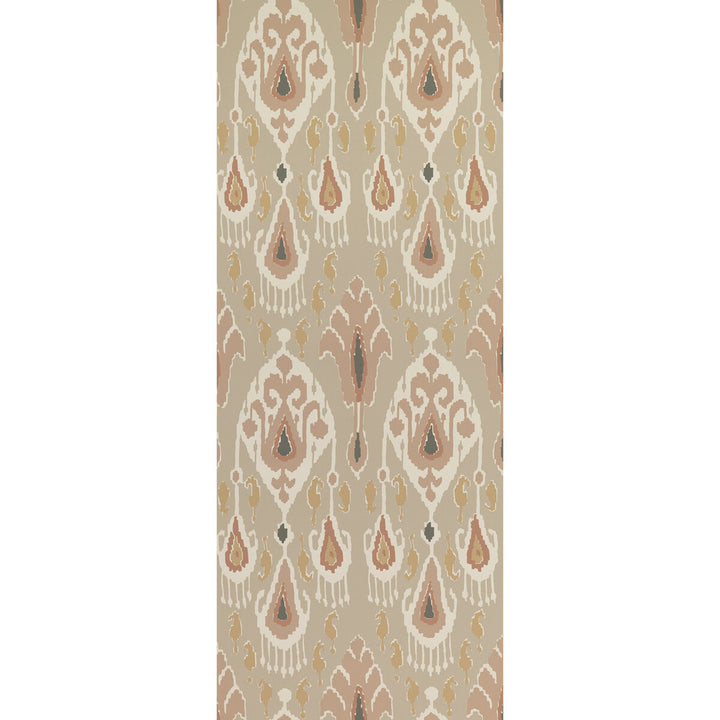 Ikat Bokhara Blush by G P & J Baker Wallcovering SIGNATURE II WALLPAPERS NON WOVEN - 100% United Kingdom Horizontal: 20.488 and Vertical: 25.216 20.488 - Fabric Carolina -