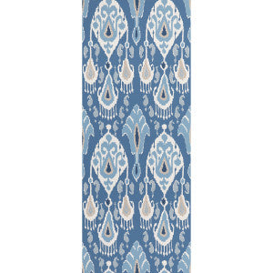Ikat Bokhara Indigo by G P & J Baker Wallcovering