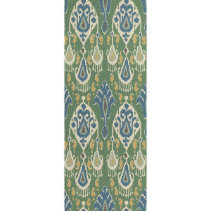 Ikat Bokhara Emerald by G P & J Baker Wallcovering