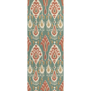 Ikat Bokhara Teal by G P & J Baker Wallcovering
