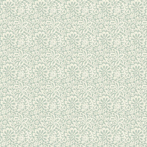 Flora Aqua by G P & J Baker Wallpaper