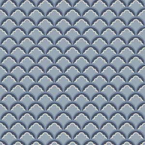 Mount Temple Small Blue by G P & J Baker Wallpaper