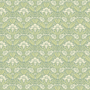 Iris Meadow Aqua/Green by G P & J Baker Wallpaper