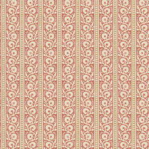 Bibury Red/Sand by G P & J Baker Wallpaper