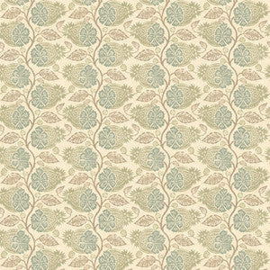 Calcot Aqua by G P & J Baker Wallpaper