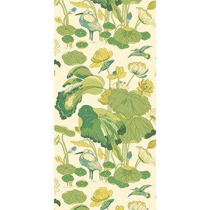 Nympheus Emerald by G P & J Baker Wallpaper