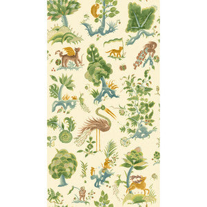 Gertrude Soft Green/Aqua BW45127.5.0 by G P & J Baker Wallcovering