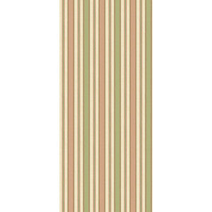 Melbourne Stripe Soft Red/Green BW45131.6.0 by G P & J Baker Wallcovering