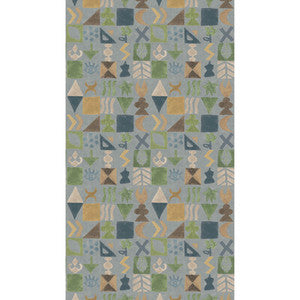 Potato Print Blue BW45139.6.0 by G P & J Baker Wallcovering