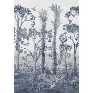 Tall Trees Delft Blue BW45141.2.0 by G P & J Baker Wallcovering