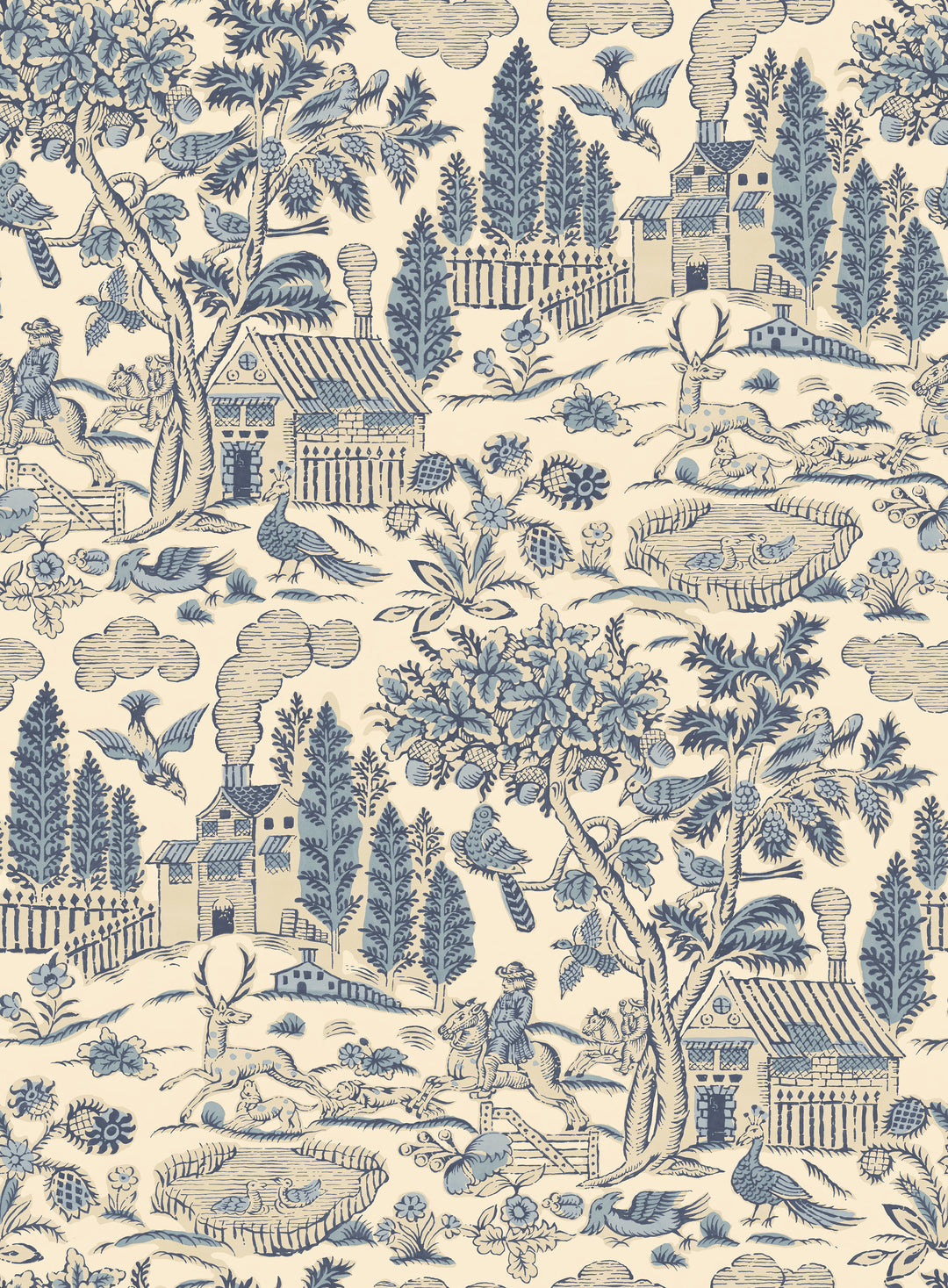 Royal Blue By G P & J Baker Wallcovering