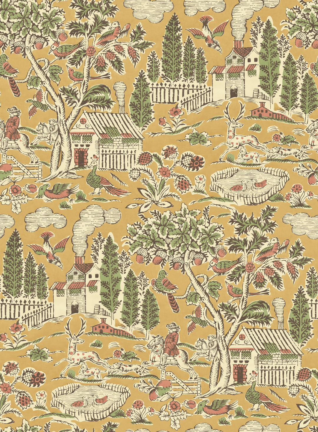 Ochre By G P & J Baker Wallcovering