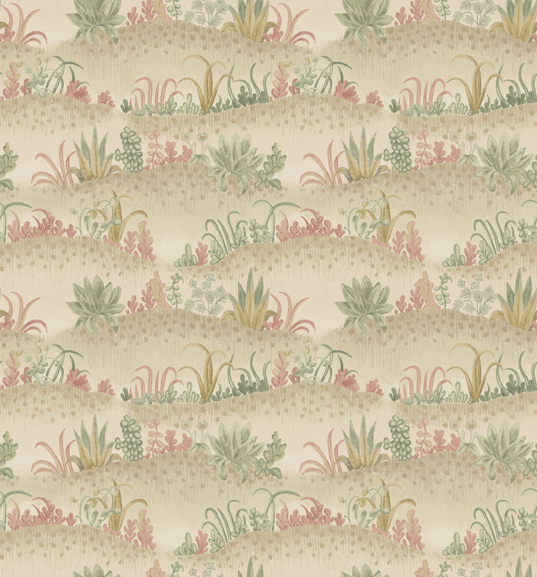 Pink/Green By G P & J Baker Wallcovering