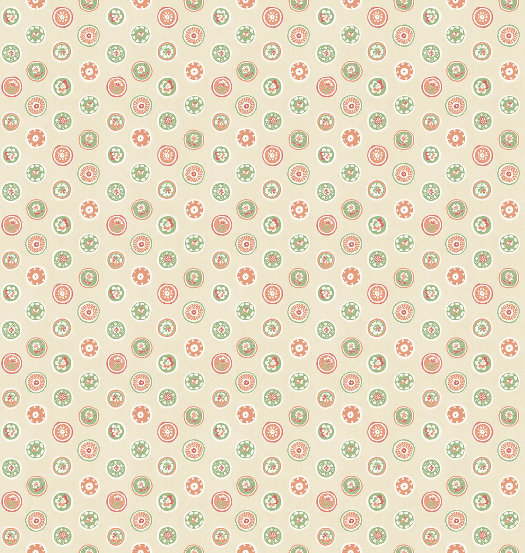 Pink/Green by G P & J Baker Wallcovering