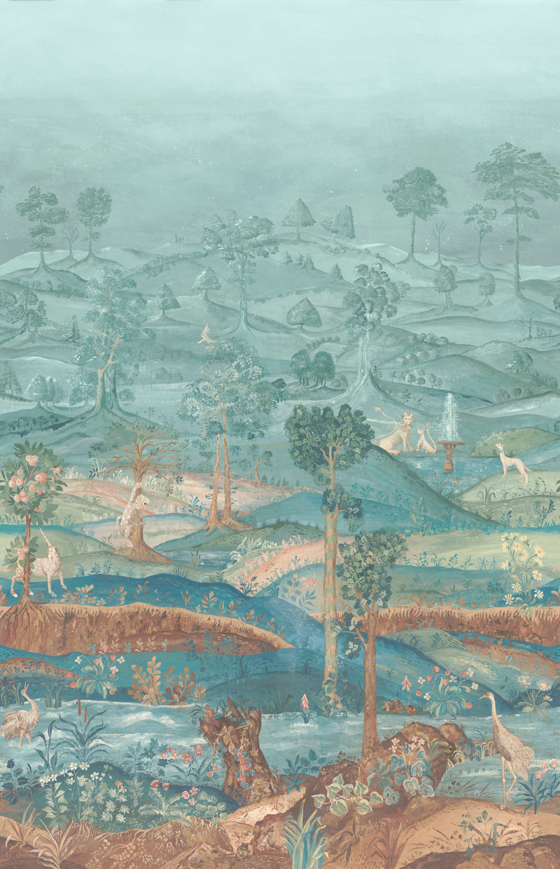 Teal By G P & J Baker Wallcovering