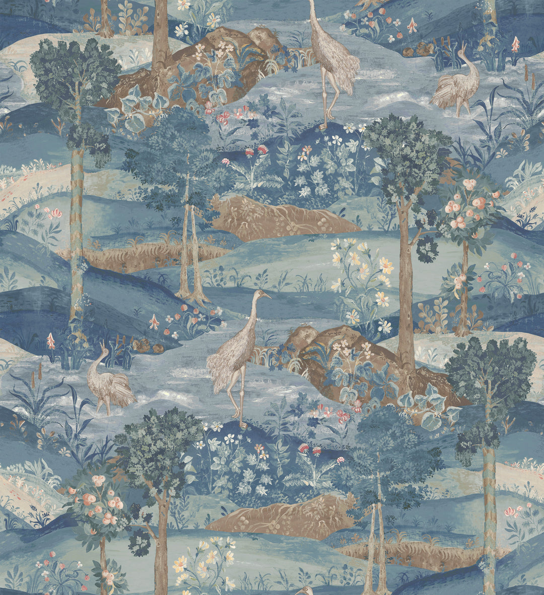 Royal Blue By G P & J Baker Wallcovering