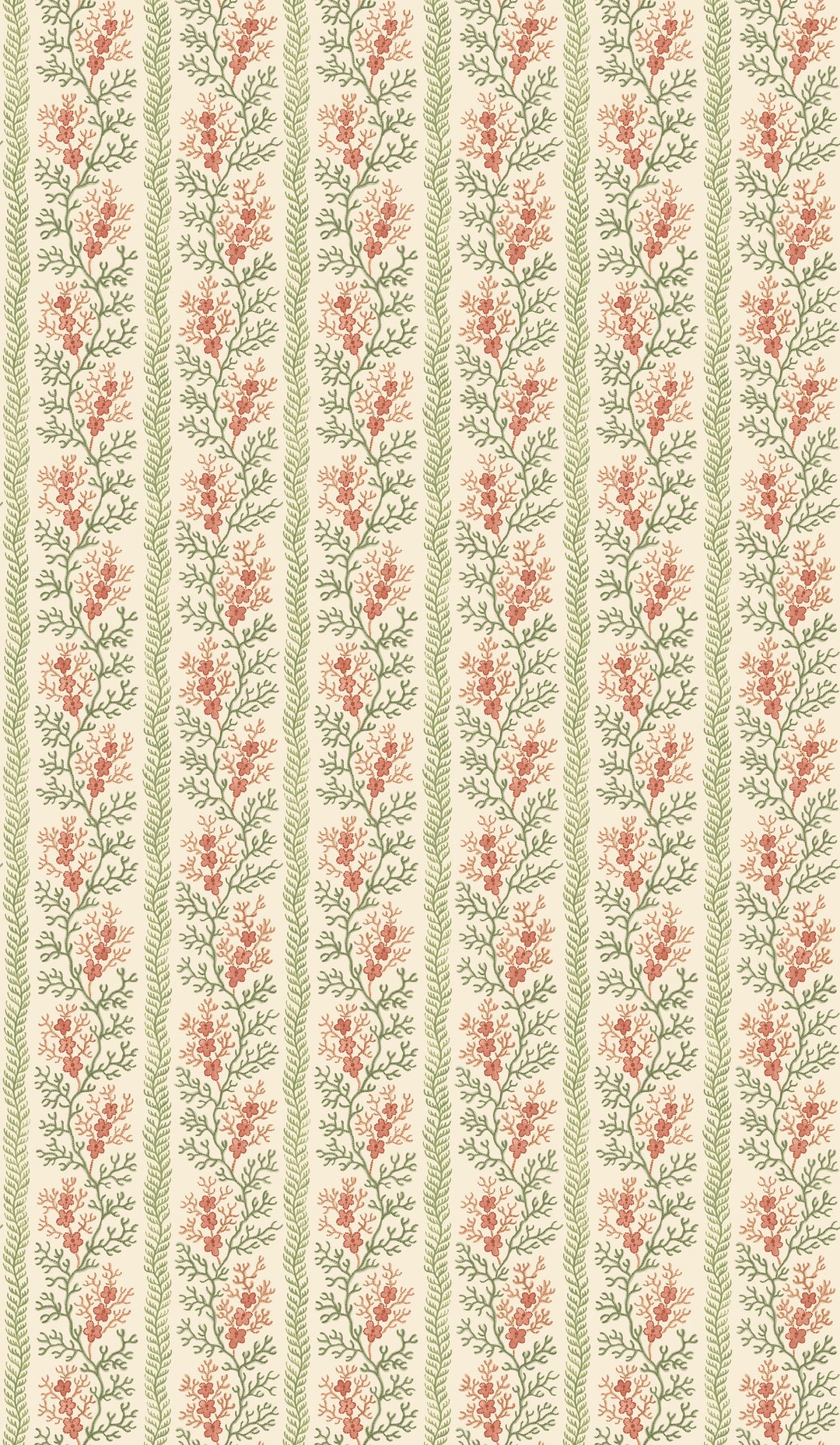 Green/Red By G P & J Baker Wallcovering