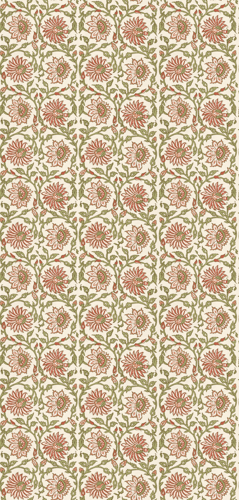 Red/Green By G P & J Baker Wallcovering