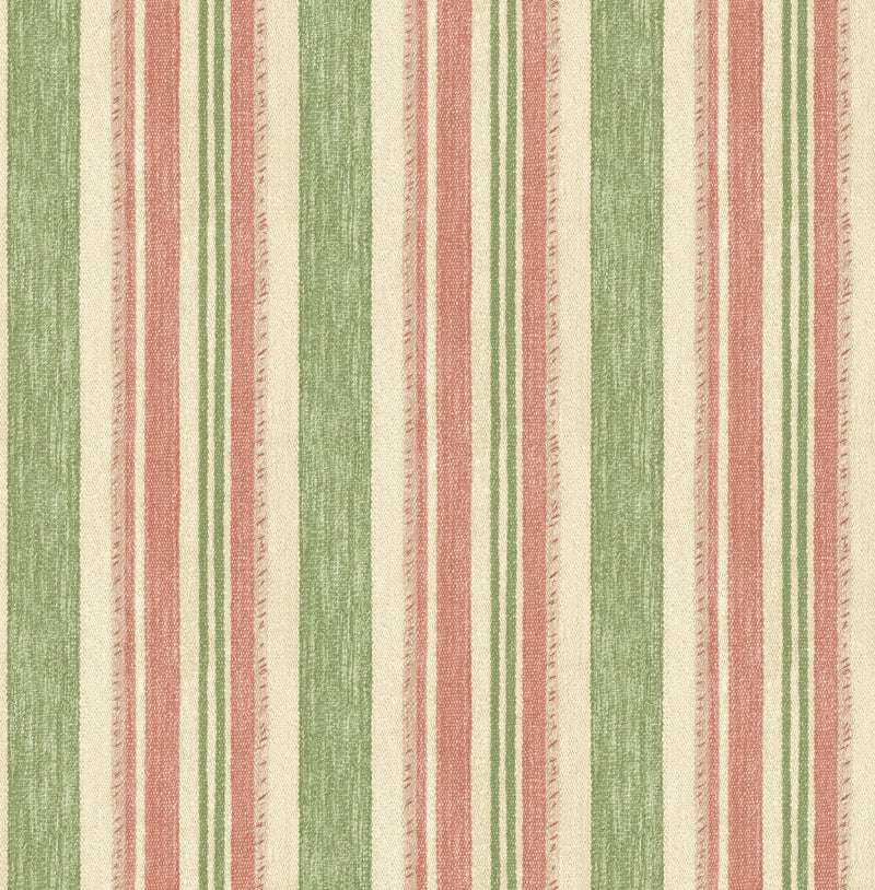 Soft Red/Green By G P & J Baker Wallcovering