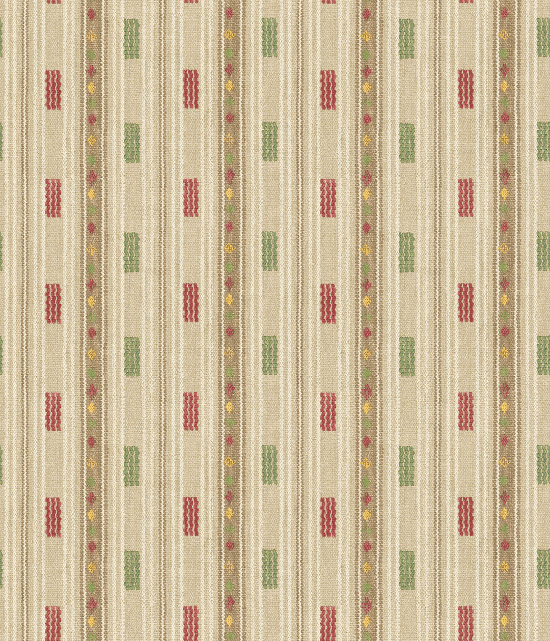 Red/Green By G P & J Baker Wallcovering