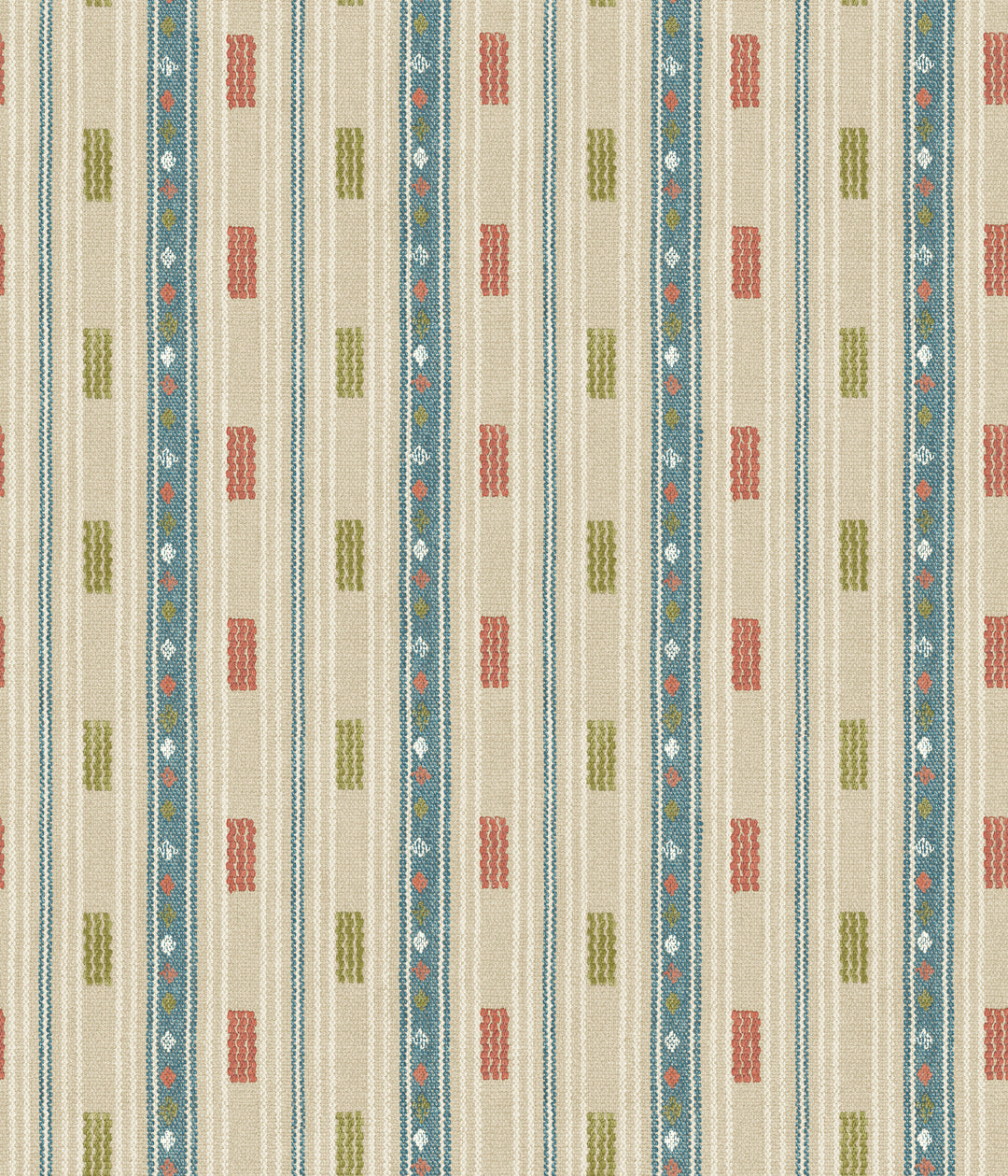 Teal/Spice By G P & J Baker Wallcovering