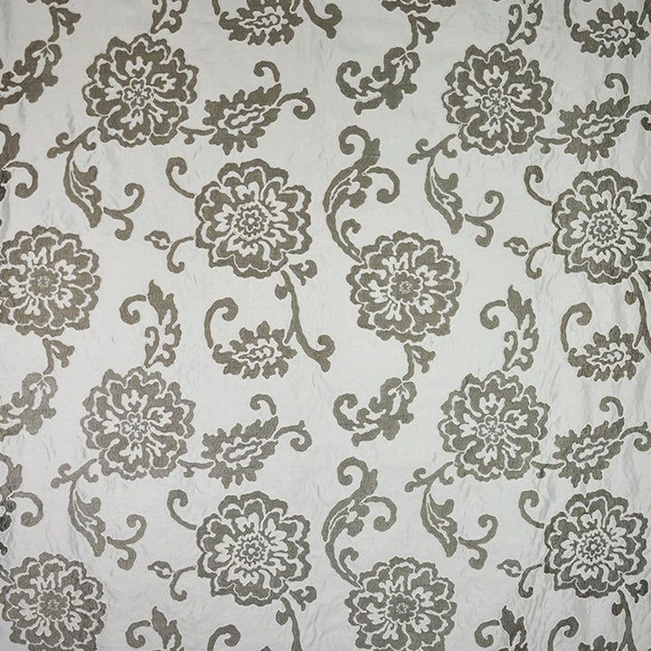 Brielle # 53 Taupe by Maxwell Fabric TELAFINA IX (memo) 92% VISCOSE 8% SILK INDIA </p><p>Repeat: Horizontal: H-25 and Vertical: V-23 54"EMB51.2 - Fabric Carolina -
