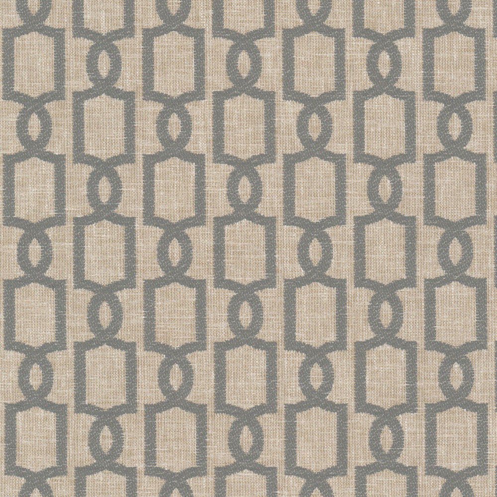 Byecroft 1 Shadow by Stout Fabric RAINBOW LIBRARY ALMOND/GRANITE 67%POL 33%COT INDIA Horizontal: 3.375 and Vertical: 3.000 54 in - Fabric Carolina -