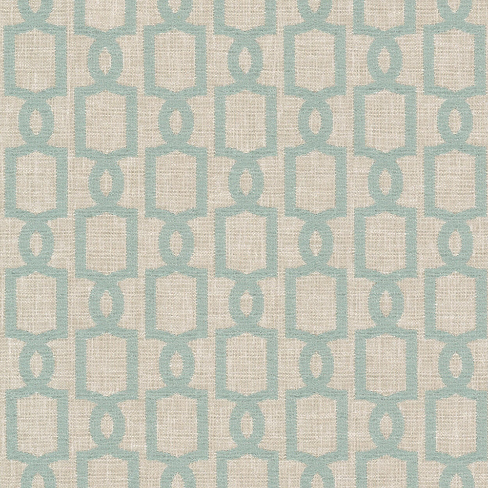 Byecroft 3 Seamist by Stout Fabric Stout Fabric Byecroft 3 SeamistFabric Rainbow Library Vapor/Seaglass 67%Pol 33%Cot India </p><p>Repeat: H: 3.375, V: 6.375 54 in - Fabric Carolina -