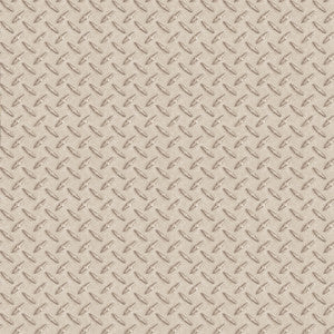 Gridlock Grey Faux Diamond Plate Wallpaper by Chesapeake