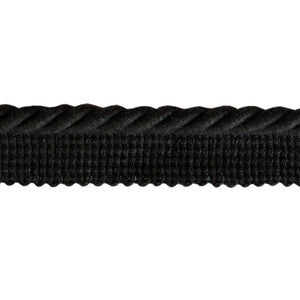 Balcony Black by Europatex Fabric