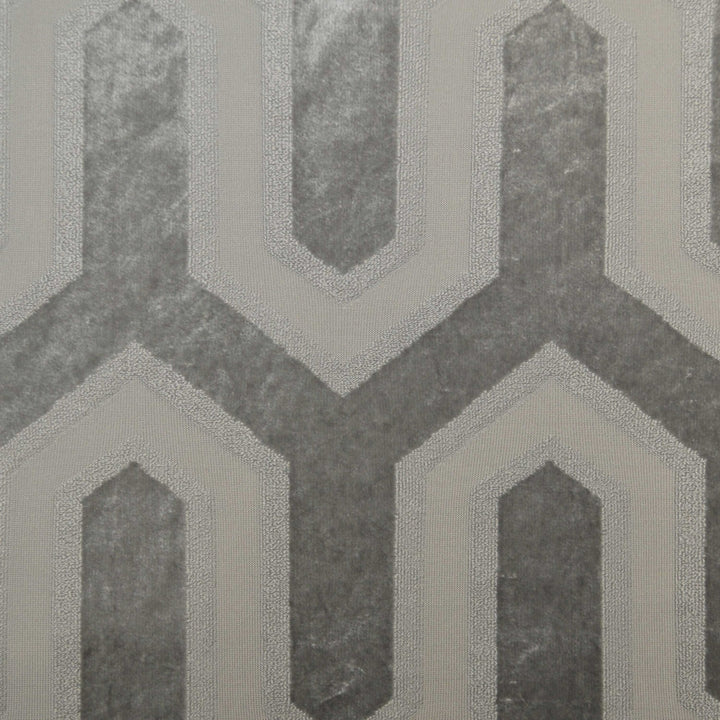 Baroque A Silver by Europatex Fabric Baroque 100% Polyester 5" H, 5.75" V 114.00 inches - Fabric Carolina -