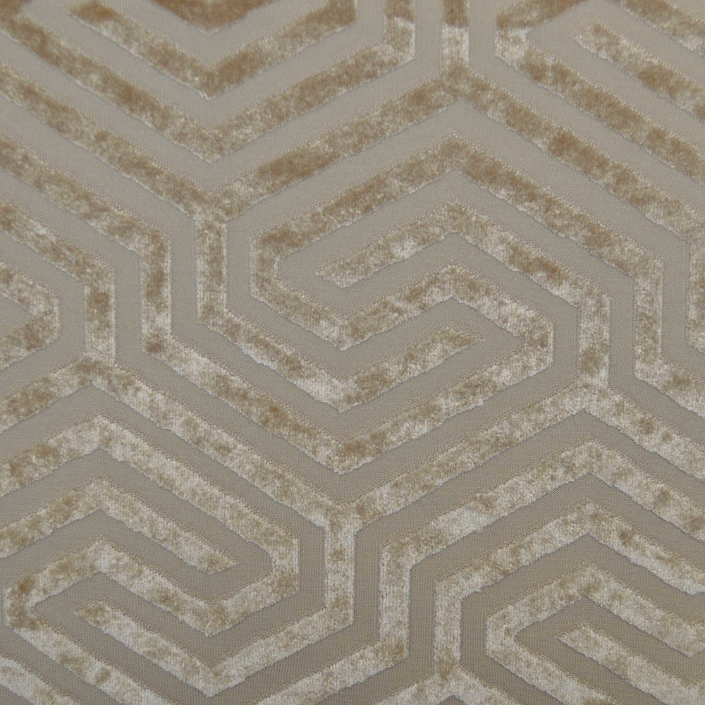 Baroque B Cream by Europatex Designer Fabric Baroque 100% Polyester 8" H, 6" V 114.00 inches - Swanky Fabrics -