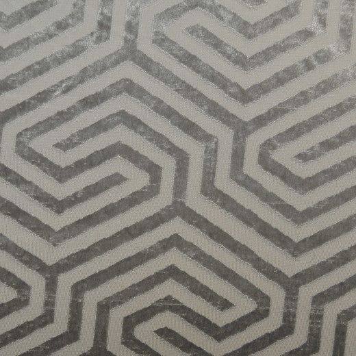 Baroque - B - Silver by Europatex Fabric Baroque 100% Polyester China See Sample Horizontal: N/A and Vertical: N/A 114.00 inches  - Fabric Carolina -