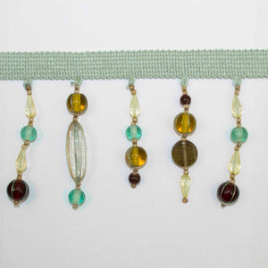 Beaded Fringe Willow by Europatex Fabric