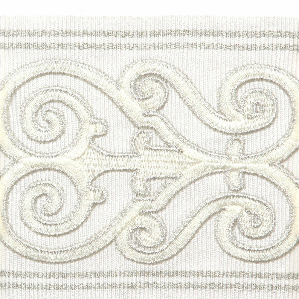 Belfort Oyster by Europatex Fabric Tapes Galore 100% Polyester 3.60 inches - Fabric Carolina -